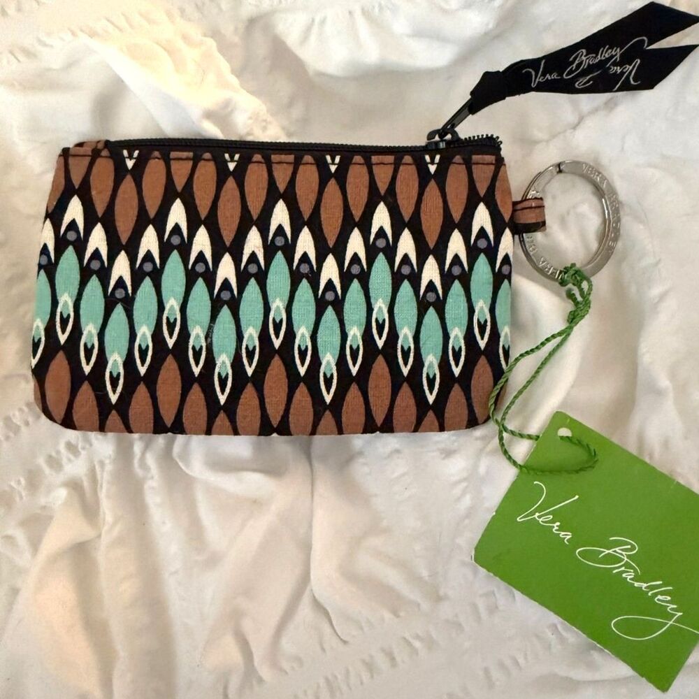 NWT Vera Bradley Zip ID Case in Sierra Stream
